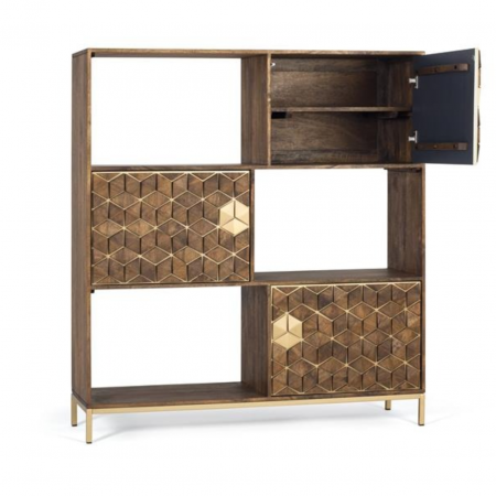 EstanteríaLibrería c3 Puertas Madera Mango - Giner y Colomer - 3