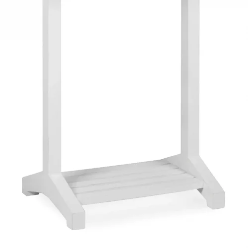 Galán de Noche Blanco 2 Pequeños Cajones Madera Mindi Colección Everest 45x35x120 Cm - Moycor (4)