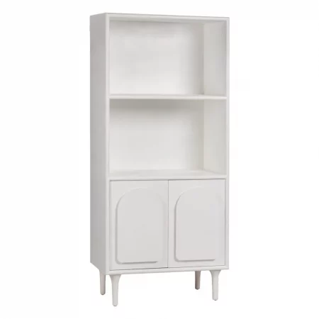 LIBRERÍA BLANCO DM-MADERA 80 X 40 X 175 CM-1