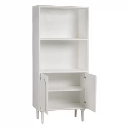 LIBRERÍA BLANCO DM-MADERA 80 X 40 X 175 CM-4