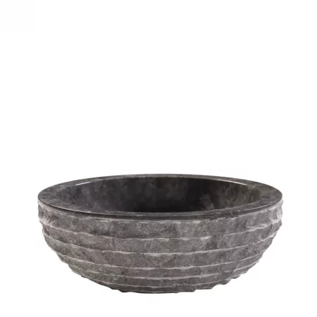 Lavabo de Mármol Redondo 40x40x15 Cm - Moycor (1)
