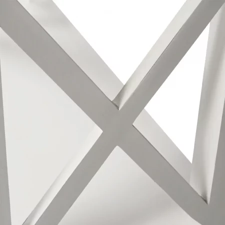 Librería Blanca 4 Estantes Madera Mindi Colección Everest 80x35x150 Cm - Moycor (4)