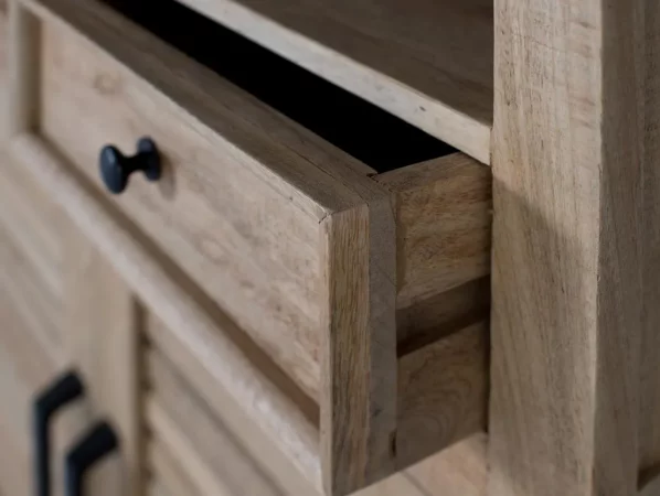 Librería De Madera De Mango-3