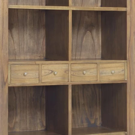 Librería Merapi 4+2 Cajones 8 Huecos de Madera de Mindi - Moycor (3)