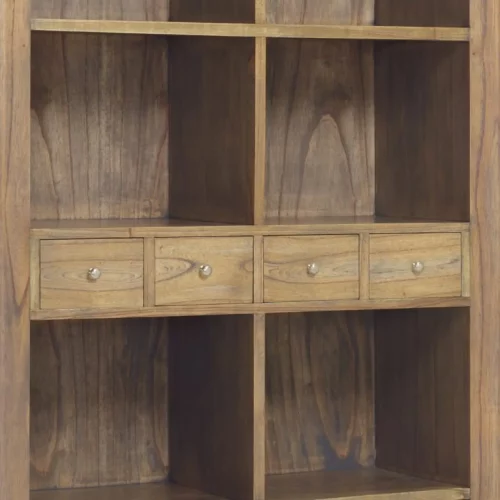 Librería Merapi 4+2 Cajones 8 Huecos de Madera de Mindi - Moycor (3)
