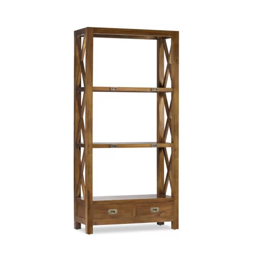 Librería Star 2 Cajones 4 Huecos 80x35x165 Cm - Moycor (1)