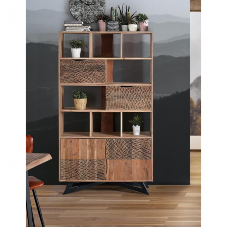 Librería con 2 Cajones y 2 Puertas - Giner y Colomer - 1