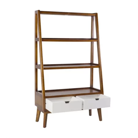 Librería con 3 Estantes y 2 Cajones Colección Artic 100x1640x170 Cm - Moycor (2)