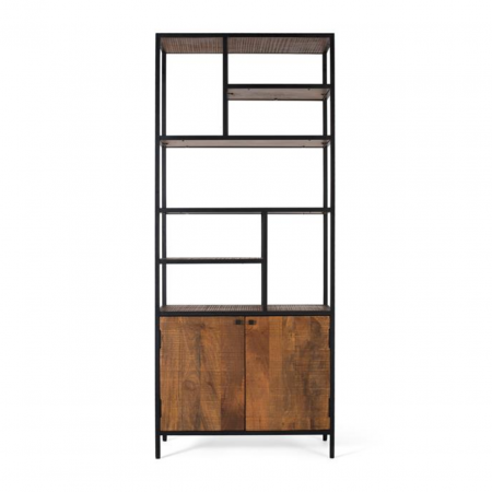 Librería con Estructura de Metal y Madera de Mango - Giner y Colomer - 1