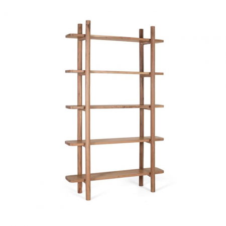 Libreria de Madera de Acacia de 5 Estantes - Giner y Colomer (2)
