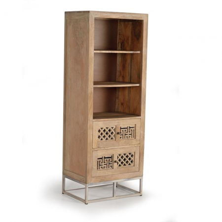 Librería en Madera de Mango con 2 Cajones - Giner y Colomer - 5
