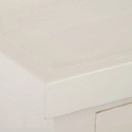 MESA AUXILIAR BLANCO ROTO MADERA MINDI 72 X 47 X 77 CM IXIA4