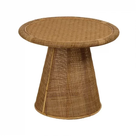 MESA AUXILIAR NATURAL BAMBÚ SALÓN 59 X 59 X 49,50 CM-1