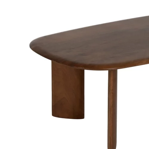 MESA CENTRO MARRÓN MADERA DE MANGO SALÓN 120 X 60 X 40 CM-5