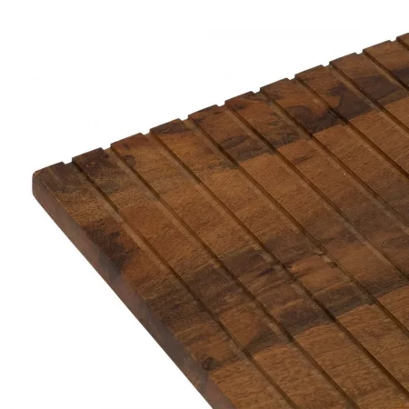 MESA CENTRO MARRÓN-NEGRO MADERA-HIERRO 110 X 60 X 40 CM-3