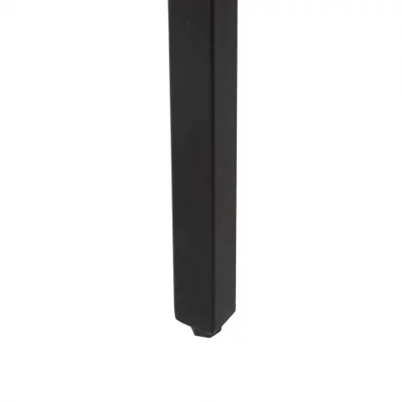 MESA CENTRO MARRÓN-NEGRO MADERA-HIERRO 110 X 60 X 40 CM-5