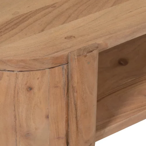 MESA CENTRO NATURAL MADERA DE ACACIA 120 X 50 X 40 CM-5