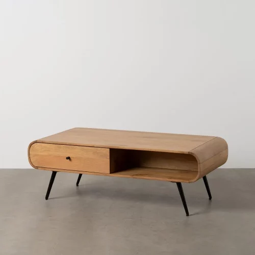 MESA CENTRO NATURAL MADERA DE MANGO 120 X 60 X 40 CM-1