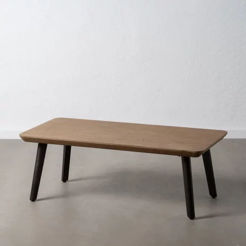 MESA CENTRO NATURAL-NEGRO MADERA-METAL 120 X 60 X 43 CM-1