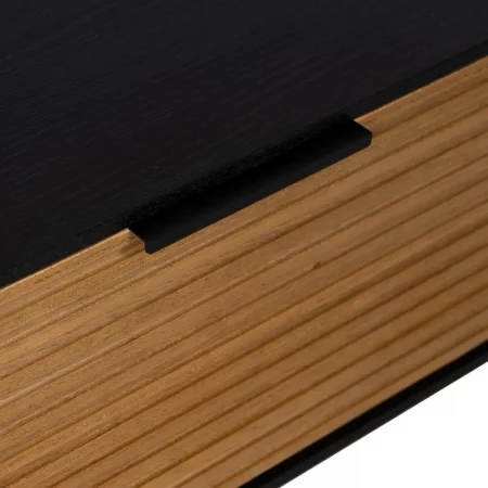 MESA CENTRO NEGRO-NATURAL DM-MADERA 124 X 60 X 43,50 CM-5