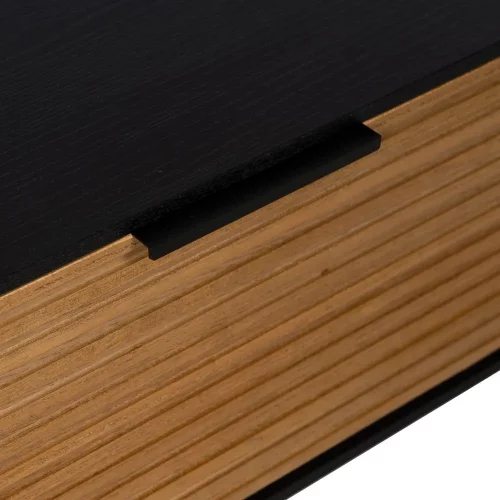 MESA CENTRO NEGRO-NATURAL DM-MADERA 124 X 60 X 43,50 CM-5