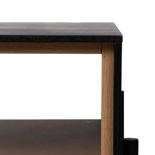 MESA CENTRO NEGRO-NATURAL DM-MADERA 124 X 60 X 43,50 CM-6