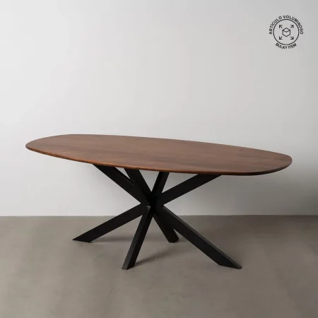 MESA COMEDOR MADERA DE MANGO SALÓN 200 X 100 X 76 CM-1