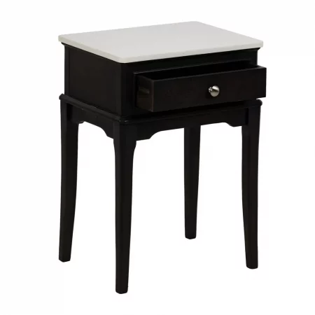 MESITA NEGRO MÁRMOL-DM 43 X 33 X 61 CM-3