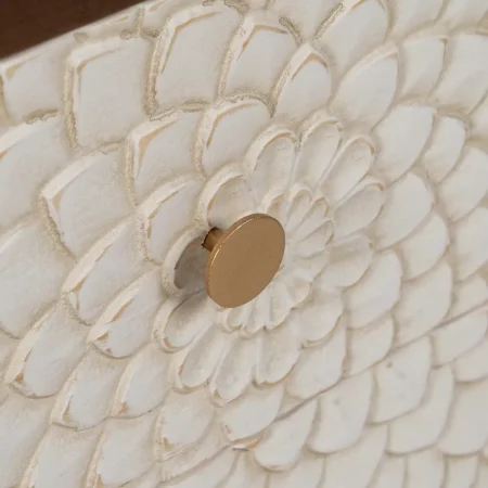 MESITA TALLADA BLANCO-MARRÓN DM-MADERA 48 X 36 X 60 CM-6