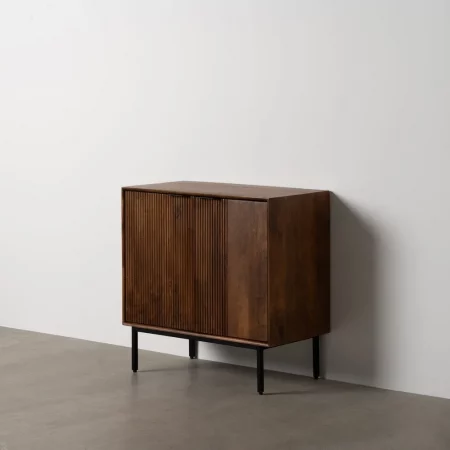 MUEBLE AUXILIAR MADERA DE MANGO SALÓN 80 X 40 X 80 CM-1