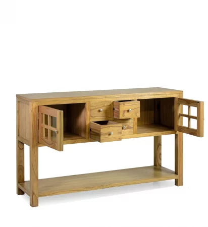 MUEBLE AUXILIAR MERAPI 4 CAJONES 2 PUERTAS 1 ESTANTE-2