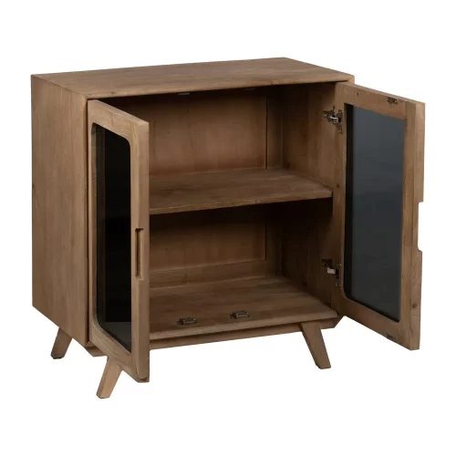MUEBLE AUXILIAR NATURAL MADERA DE MANGO 81 X 41 X 83 CM-3