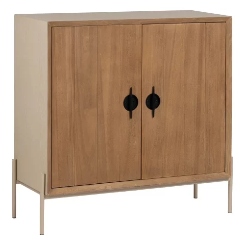 MUEBLE RECIBIDOR BLANCO-NATURAL 100 X 40 X 98,50 CM-1