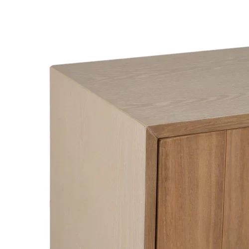 MUEBLE RECIBIDOR BLANCO-NATURAL 100 X 40 X 98,50 CM-4