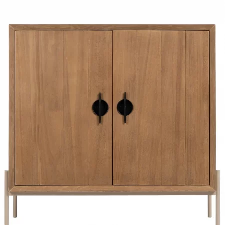 MUEBLE RECIBIDOR BLANCO-NATURAL 100 X 40 X 98,50 CM-5