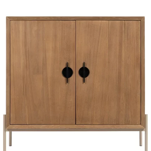 MUEBLE RECIBIDOR BLANCO-NATURAL 100 X 40 X 98,50 CM-5