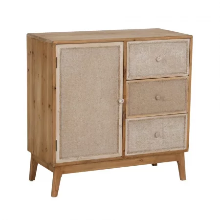 MUEBLE RECIBIDOR NATURAL DM-MADERA 75,50 X 37 X 75,50 CM-2