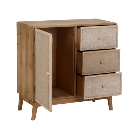 MUEBLE RECIBIDOR NATURAL DM-MADERA 75,50 X 37 X 75,50 CM-3