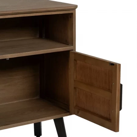 MUEBLE RECIBIDOR NATURAL-NEGRO 90 X 41 X 81 CM-4