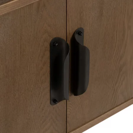 MUEBLE RECIBIDOR NATURAL-NEGRO 90 X 41 X 81 CM-5