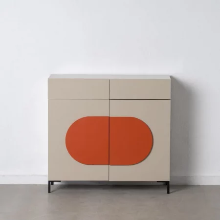MUEBLE RECIBIDOR NECTO TAUPE DM-METAL 90 X 32 X 85,50 CM-1