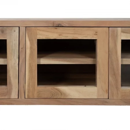 MUEBLE TV NATURAL MADERA DE ACACIA SALÓN 180 X 50 X 40 CM-5