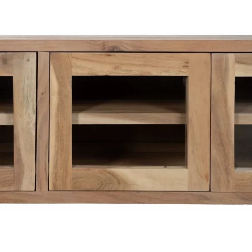 MUEBLE TV NATURAL MADERA DE ACACIA SALÓN 180 X 50 X 40 CM-5