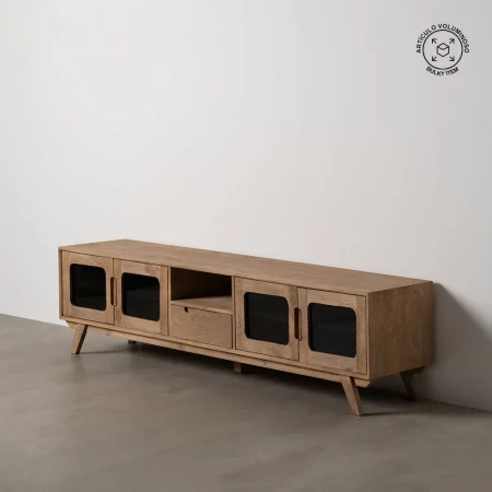 MUEBLE TV NATURAL MADERA DE MANGO SALÓN 180 X 40,50 X 48 CM-2