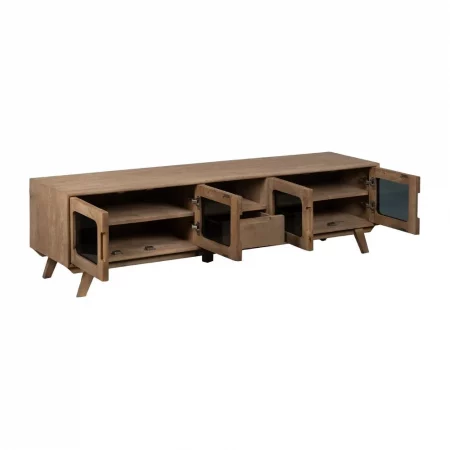 MUEBLE TV NATURAL MADERA DE MANGO SALÓN 180 X 40,50 X 48 CM-3