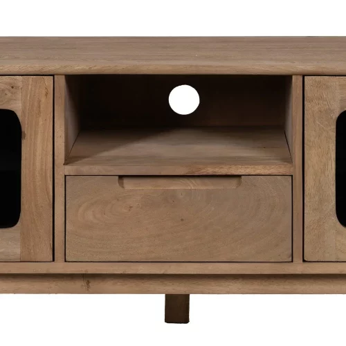 MUEBLE TV NATURAL MADERA DE MANGO SALÓN 180 X 40,50 X 48 CM-5