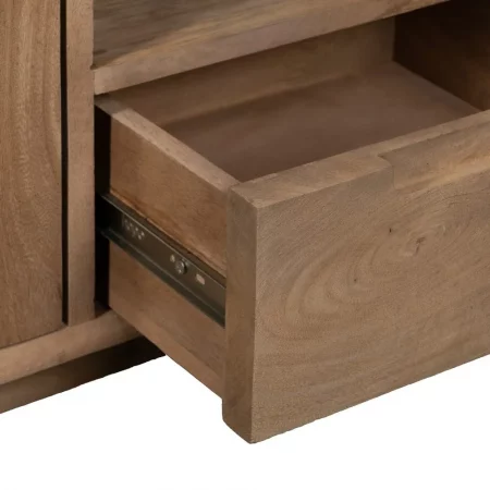 MUEBLE TV NATURAL MADERA DE MANGO SALÓN 180 X 40,50 X 48 CM-7