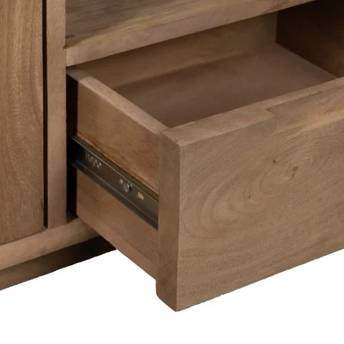 MUEBLE TV NATURAL MADERA DE MANGO SALÓN 180 X 40,50 X 48 CM-7
