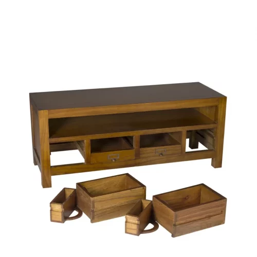 MUEBLE TV STAR 4 CAJONES 1 HUECO-4