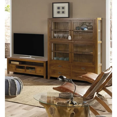 MUEBLE TV STAR 4 CAJONES 1 HUECO